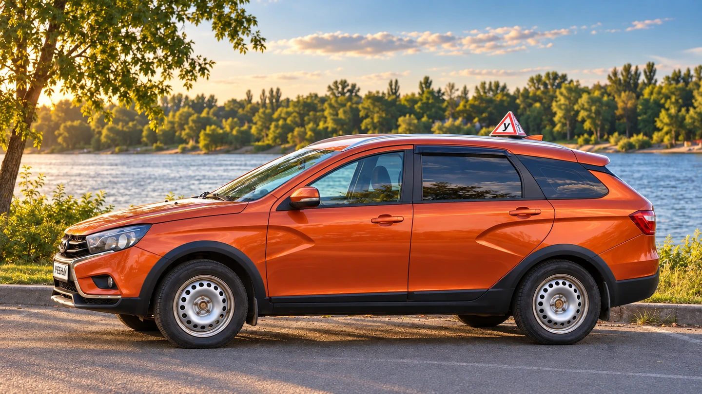 Учебная Lada Vesta SW Cross целиком